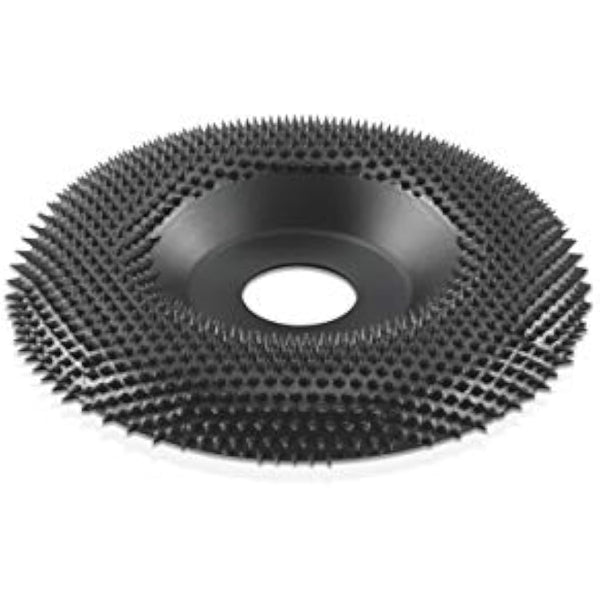 Kutzall Extreme Shaping Dish - Very Coarse, 4-1⁄2" (114.3mm) Dia. X 7⁄8" (22.2mm) Bore - Woodworking Angle Grinder Attachment for DeWalt, Bosch, Milwaukee, Makita. Abrasive Tungsten Carbide, DW412X120