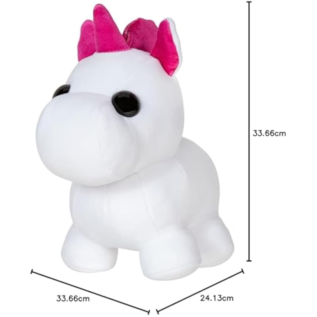 Adopt Me! 8-Inch Collector Plush - Unicorn - Soft and Cuddly - Directly from the #1 Game, Toys for Kids