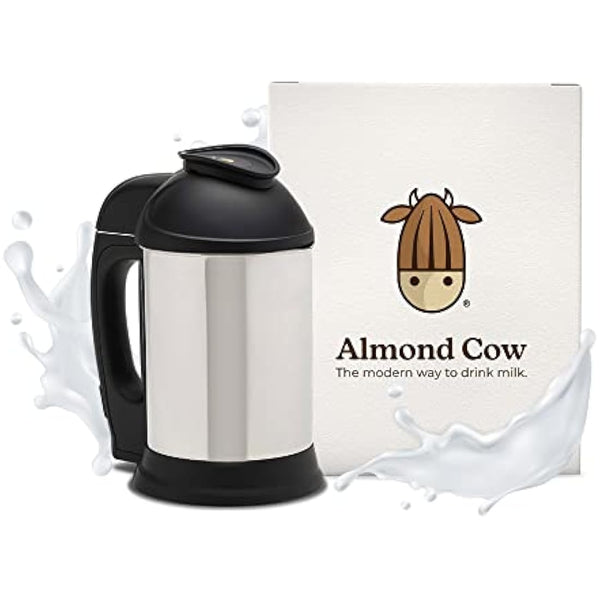 Almond Cow Milk Maker Machine, Plant-Based Milk Maker for Homemade Dairy Free Almond Milk, Soya Milk, Oat Milk, Coconut Milk, & More, Handy Kitchen Electrical Appliances, Makes 5-6 Cups Per Batch,220V