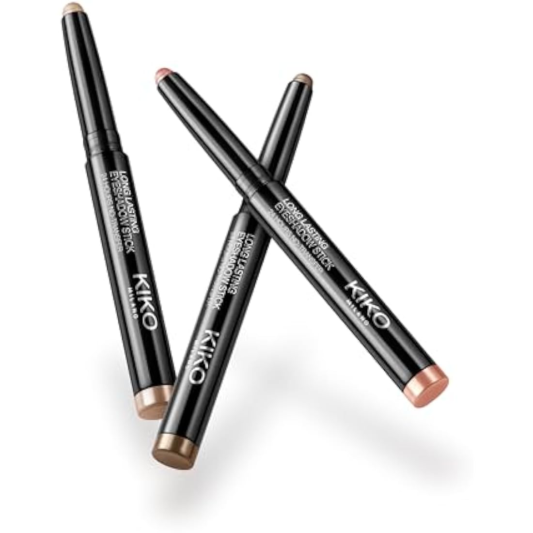 KIKO Milano Long Lasting Colour Eye Set 01, Kit Containing 3 Eyeshadow Sticks: 24-Hour Hold And Transfer-Proof
