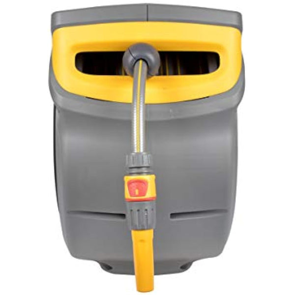 HOZELOCK - Auto Reel 30m wall-mounted hose reel : Easy to Install, Lock, Auto-rewind, Ready-to-use Reel With Nozzle, Fittings, Hozelock Hose and Accessories Included - 5 Year Guarantee* [2403 0000]