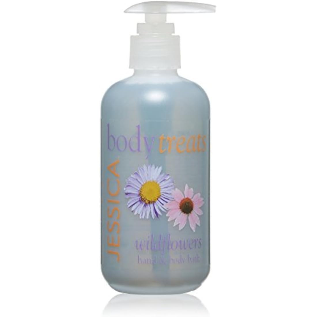 JESSICA Body Treats Hand and Body Bath, Wildflowers, 251 ml