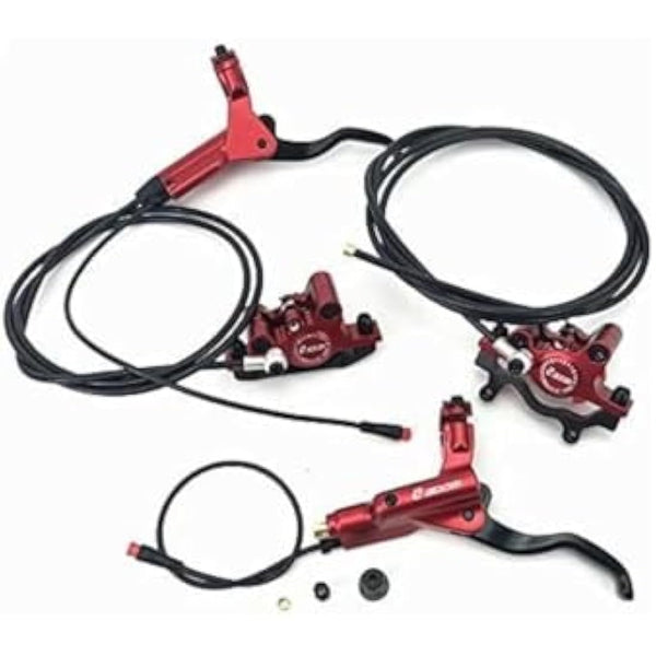 Zoom Hydraulic Disc Brake for E-bike HB-875-E Front & Rear Set No Rotor