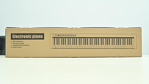 OYAYO 88 Key Digital Piano Full Size Semi-Weighted Keys, Complete Bundle Includes Double X Stand, Travel Bag, Touch Sensitivity Portable Keyboard for Beginners and Musicians on the Road