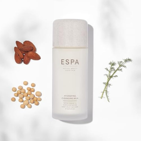 ESPA | Hydrating Cleansing Milk | 200ml | Gently Removes Make-Up & Daily Impurities | Comforting & Hydrating | Sweet Almond, Marshmallow and Chamomile