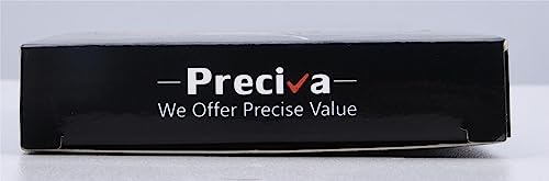 Tyre Tread Depth Gauge, Preciva Silver 0-25.4mm/Inch Digital Tire Checker UK, Tyres Depths Measuring Tool with Large LCD Screen for Cars, Trucks, Vans