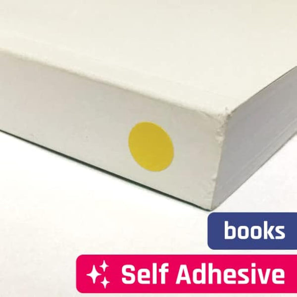 15,000 Pack - 10mm Round Coloured Dot Stickers Labels, Red