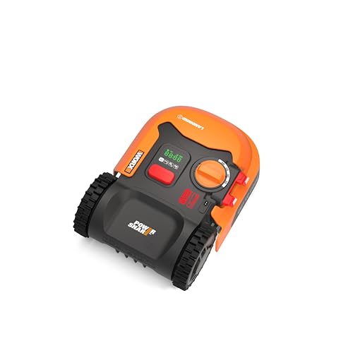 WORX - WR169E - Landroid Robotic Lawn Mower, AI powered for Faster Mowing, Smart App Control, Multi-Zone Programming, Auto Charging, 20V PowerShare Battery