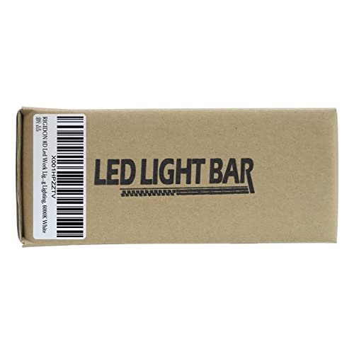 RIGIDON 8D Led Work Light Bar, 12 inch 240W 12V 24V 7D Tri Row Fog Light for Car Off road Truck SUV ATV 4x4 Boat, Flood Spot Combo Beam, Waterproof Outdoor Driving Lighting, 6000K White