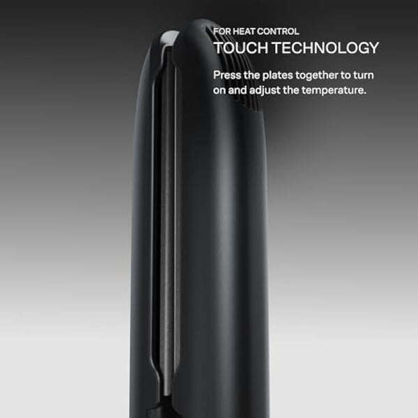 CLOUD NINE The Touch Iron Hair Straightener Gold Edition | Variable Temperature Control Quick Heat Touch Technology Sericite Infused Plates Spring Flex Styling | Perfect for Smooth Sleek Results