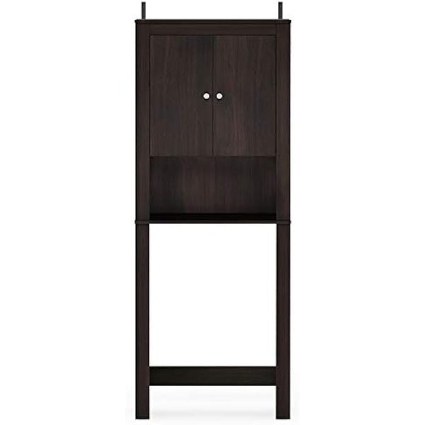 FURINNO Wall Mounted Cabinets, Wood, Espresso, one size