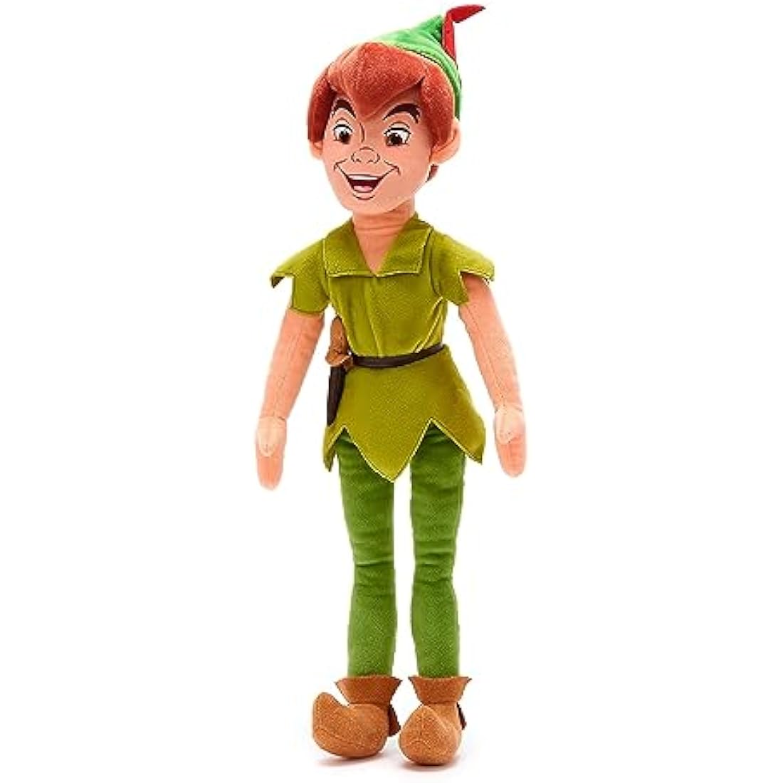 Disney Store Official Peter Pan Medium Soft Toy, 48cm/18”, Plush Character Figure with Printed Character Face, Suitable for Ages 0+