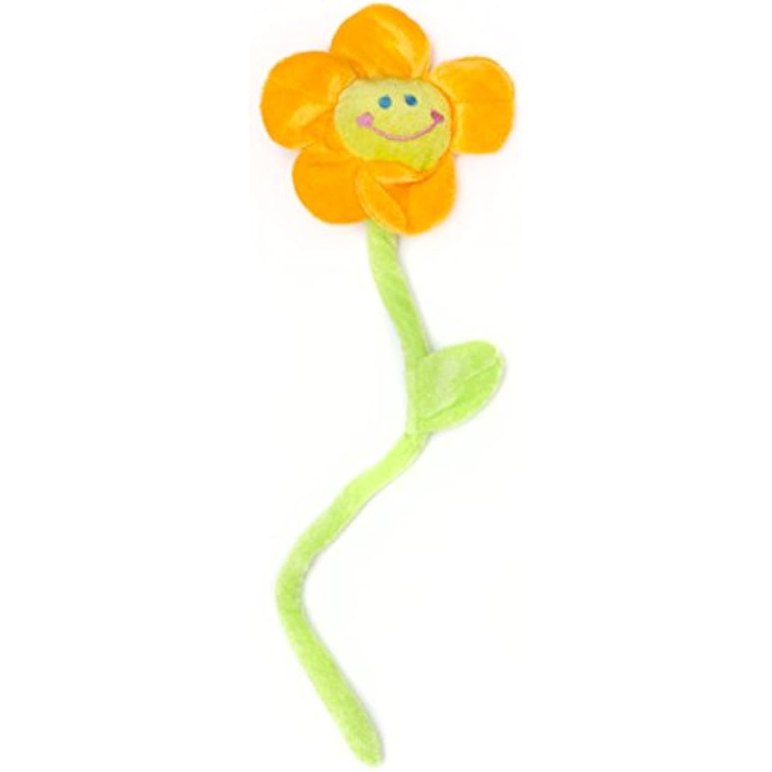 GOODS+GADGETS Singing Happy Birthday Flower in 5 Colours - Birthday Gift with Melody - Yellow-Orange