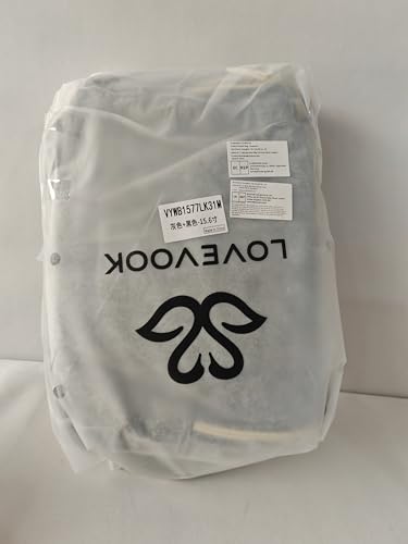 LOVEVOOK Laptop Backpack Women 15.6 inch, Work Bags for Womens, School Computer Bag with USB Port for Business College Travel, Rucksack for Teacher Nurse,BeigeGrey