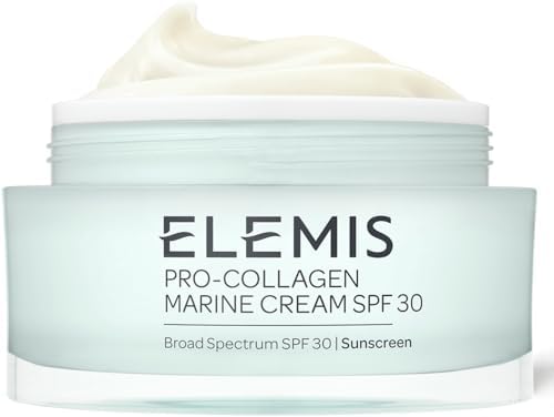 ELEMIS Pro-Collagen Marine Cream SPF30 – Anti-Wrinkle Face Moisturiser, Hydrating Day Cream, 50ml – Original, Ultra-Rich or Rose