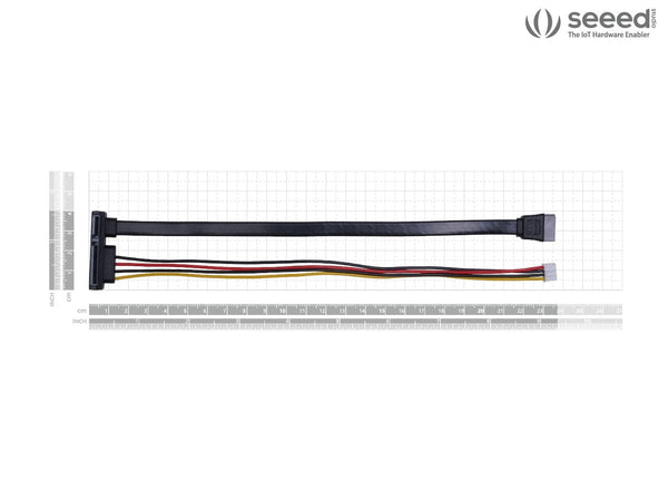 4-Pin Power & SATA Data to SATA 22Pin Cable for ODYSSEY - X86J4105