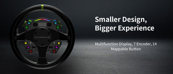 CAMMUS C12 New Model (2025) Direct Drive Racing Sim Simulator Steering Wheel PC