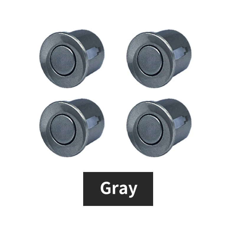 4PCS 22mm Ultrasonic Parking Sensors Reverse Backup Radar System Choose From Red, Black, White, Silver, Gray, Gold, and More!