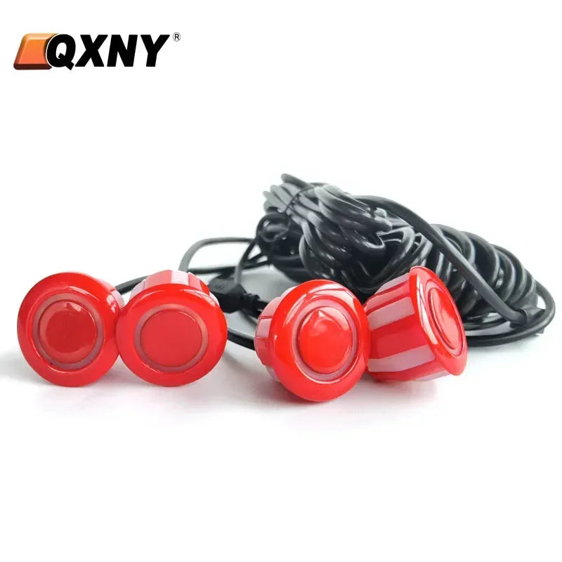 4PCS 22mm Ultrasonic Parking Sensors Reverse Backup Radar System Choose From Red, Black, White, Silver, Gray, Gold, and More!
