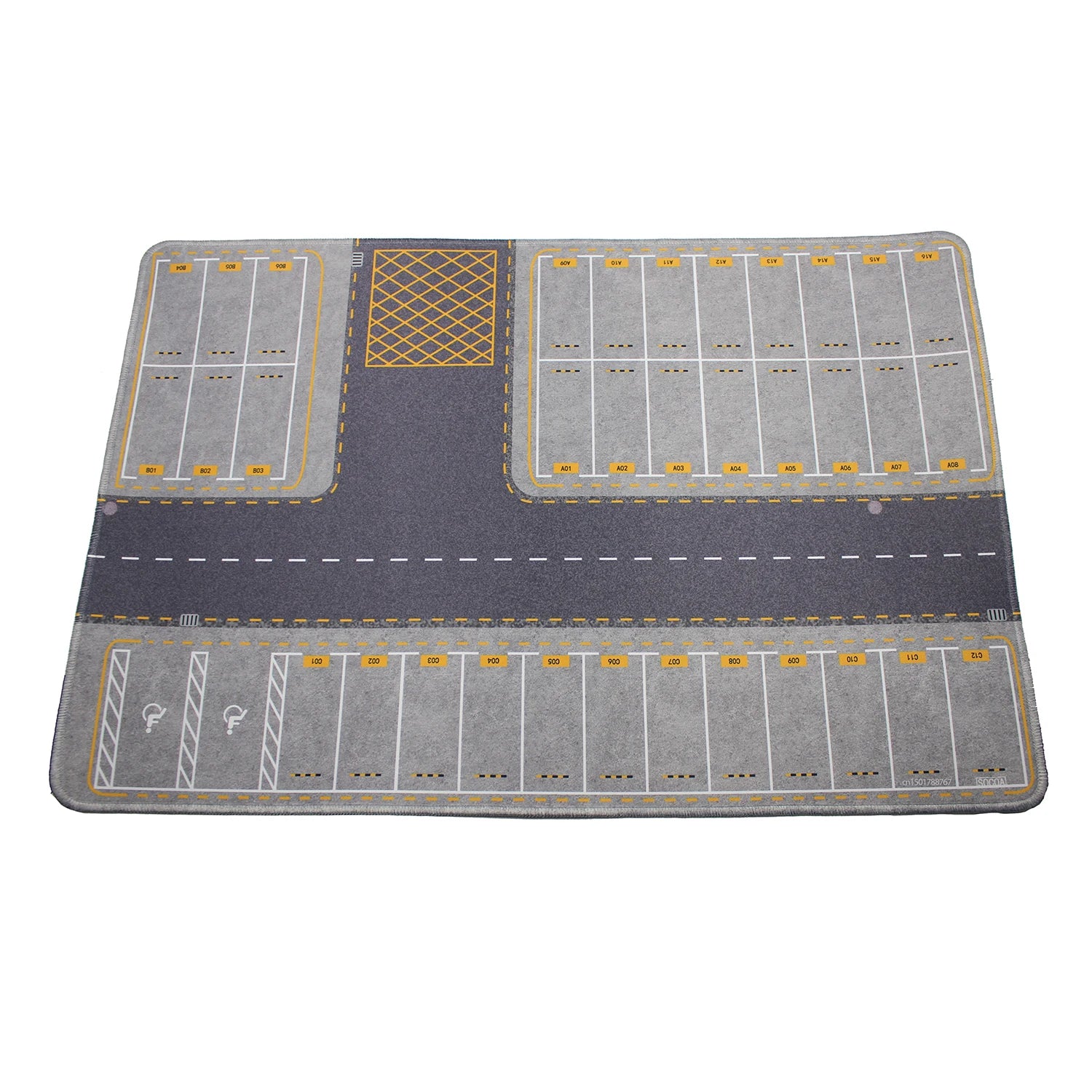 1:64 Scale Parking Road Garage Football Field Toy Mat Mouse Pad For Diecast Car Model Dolls Scene Display