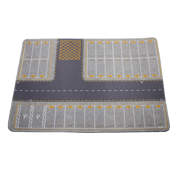 1:64 Scale Parking Road Garage Football Field Toy Mat Mouse Pad For Diecast Car Model Dolls Scene Display