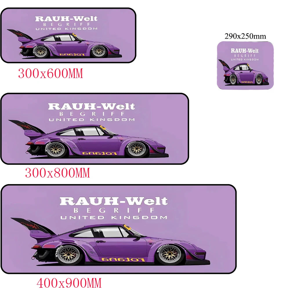 Anime Japan sports car jdm RWB 911 964 933 Mousepad Boy Pad Natural Rubber mousepad Desk Mat Size for Gameing World of tanks C