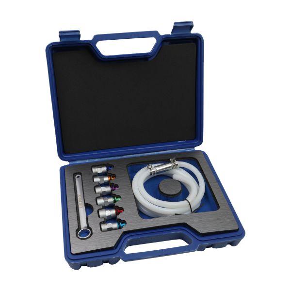 US PRO Tools 8pc Brake Bleeder Socket & Wrench Set 7–12mm with Hose & Check Valve 6243