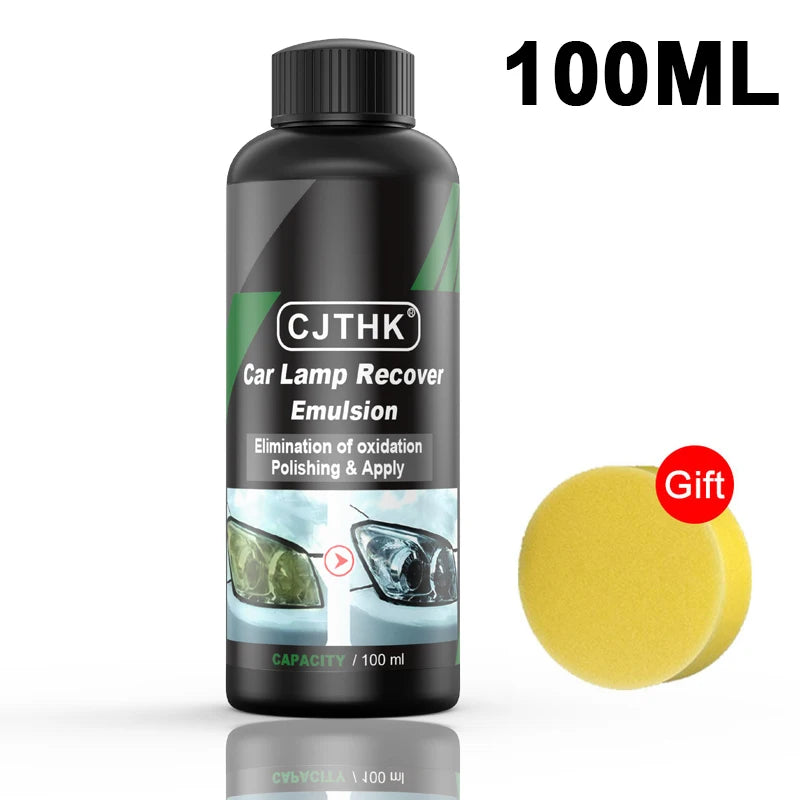 Car Headlight Restoration Polishing Headlamp Scratch Remover Repair Cleaning Paste Remove Oxidation Headlight Polish Liquid