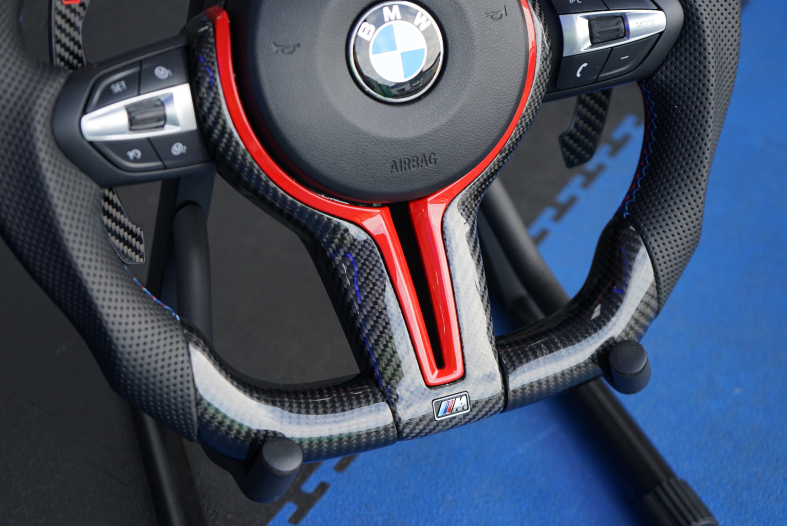 BMW 1, 2, 3, 4, 5 Series Custom Steering Wheel (IN STOCK - SWBMWF11)