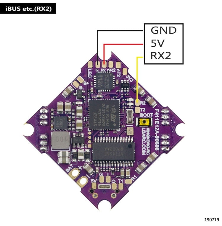 LDARC F411E12A AIO Flight Controller (F4 + 12A ESC)