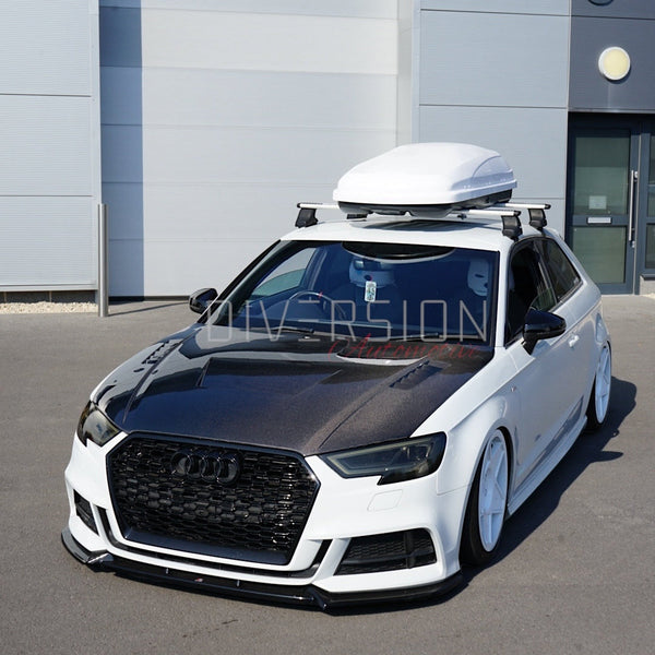 Audi A3/S3/RS3 8V Hatchback LY Style Genuine Carbon Fibre Bonnet (2012-2020) - DAS