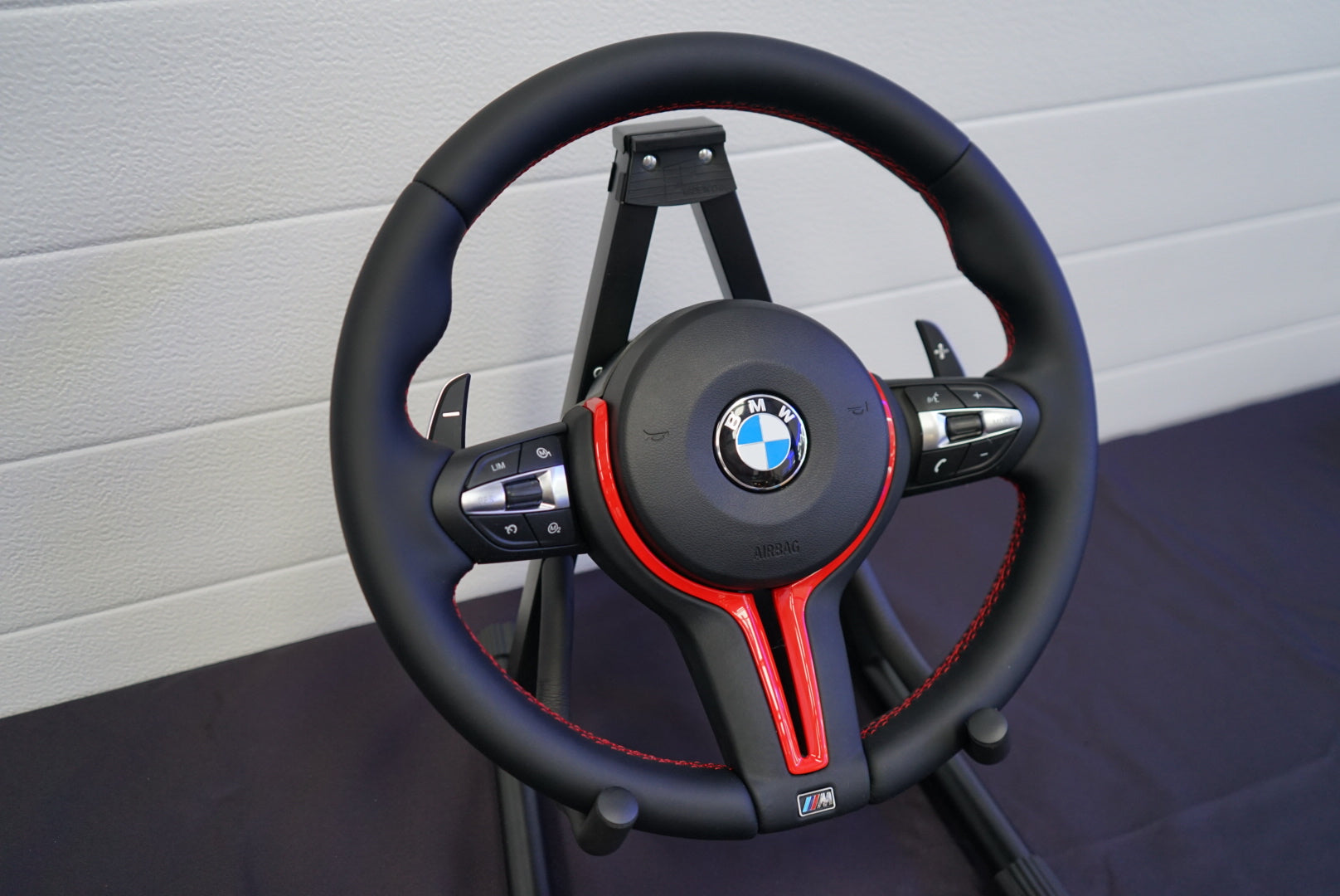 BMW 1, 2, 3, 4, 5 Series Custom Steering Wheel (IN STOCK - SWBMWF9)