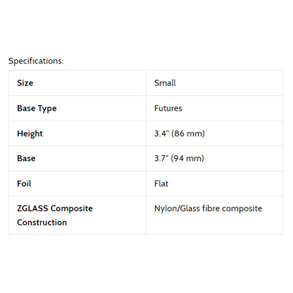 3D Fins - Flyer Side Bites - Small - Island Style (Futures)