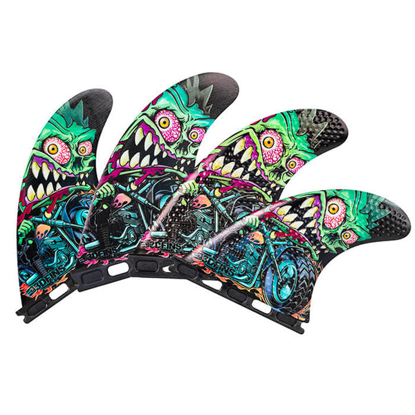 3D Fins - All Rounder Quad - Medium - Rider (FCS1/Futures)