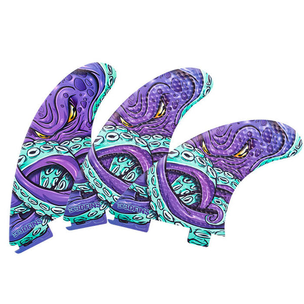 3D Fins - All Rounder Thruster - Medium - Kracken (FCS1/FCS2/Futures)