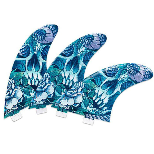 3D Fins - All Rounder Thruster - Large - Snake Pit (FCS1/Futures)