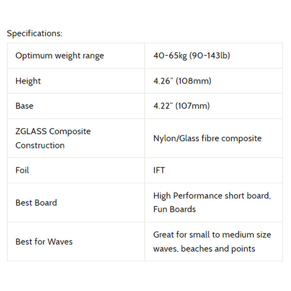 3D Fins - All Rounder Thruster - Small - Braindead (FCS1/Futures)
