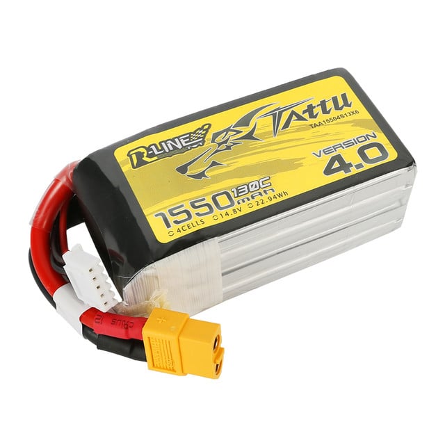 TATTU R-LINE 1050mAh 14.8V 130C XT60 V4 BATTERY