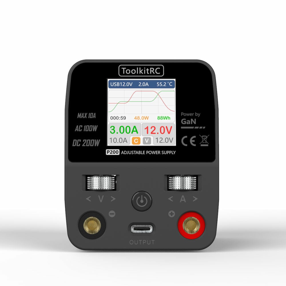 ToolkitRC P200 V2 Smart Desktop Power Supply