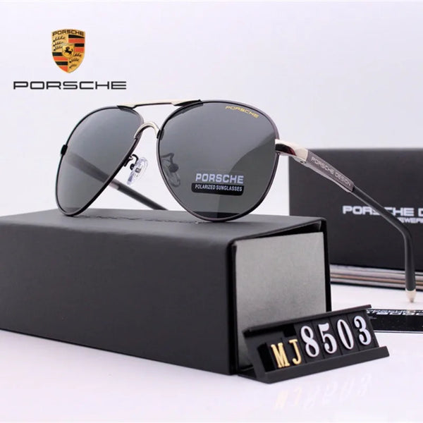 Luxury Men Driving Polarized Sunglasses Anti Glare Driver Goggles For Porsche Panamera Macan Boxster Cayman Cayenne 911 718