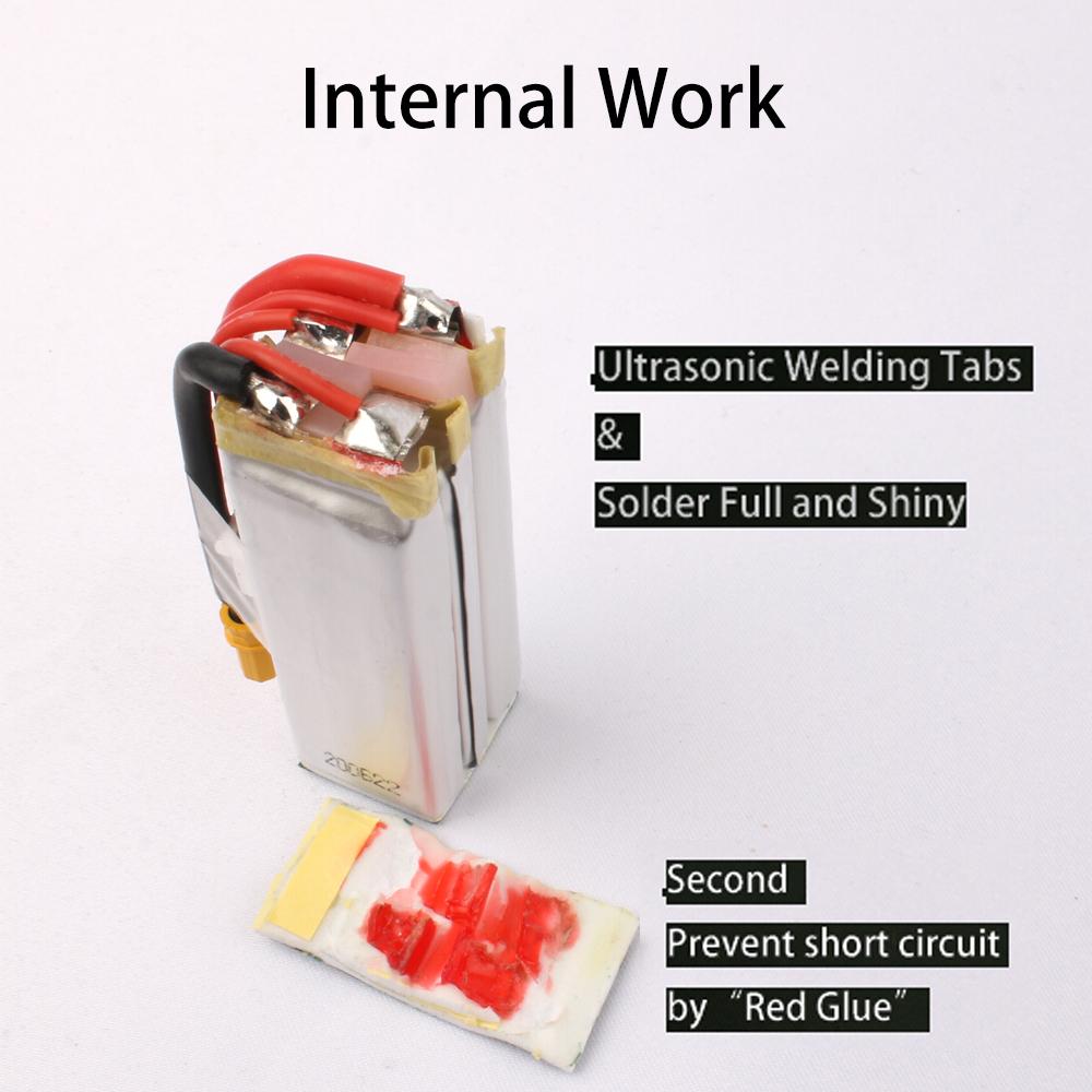 AuLine 450mAh 3S 11.4V HV 80C XT30 Lipo Battery (2x Pack) for Toothpick and CineWhoop