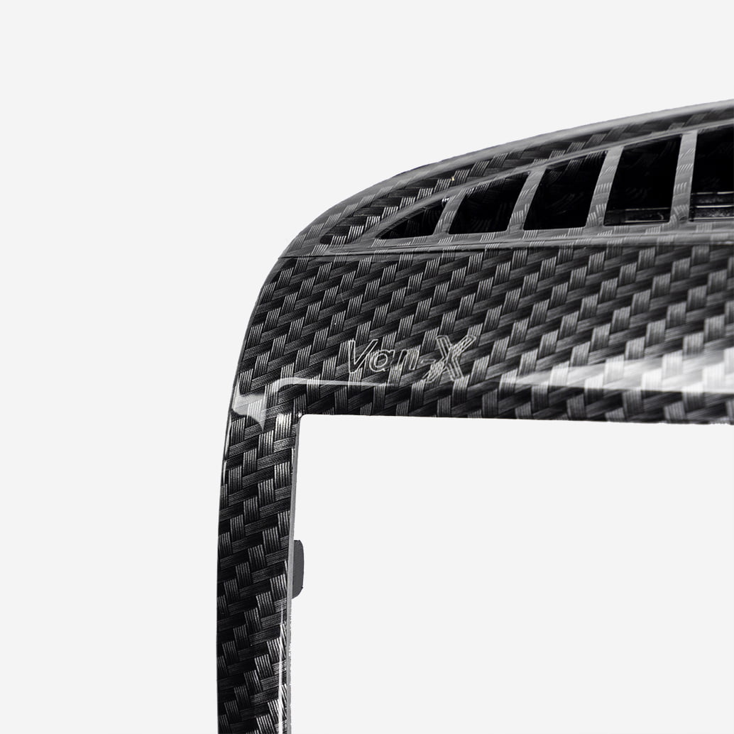 For Citroen Relay Dashboard Air Vent (Dark Carbon)