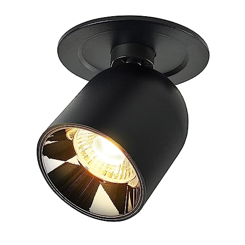 Dr.lazy Indoor 12W LED Recessed Ceiling Spotlights, Ceiling Spots, recessed Ceiling lamp, Adjustable Ceiling Light, Downlight, for Hallway Lounge