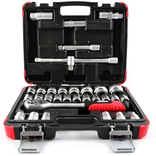 Hilka 01123202 32pce 1/2-inch Drive Socket Set
