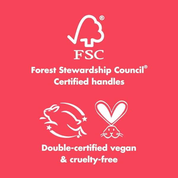 e.l.f. Complexion Perfection Brush Kit 4 Piece Set, Synthetic