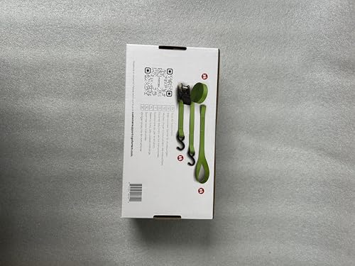 FORTEM Ratchet Straps, 748kg Break Strength, 4 Pack 4.6m x 2.54cm Tie Down Strap Set, 4 Soft Loops, Motorcycle Straps Tie Downs, Cargo Cam Buckles, Rubber Handles, Carry Bag