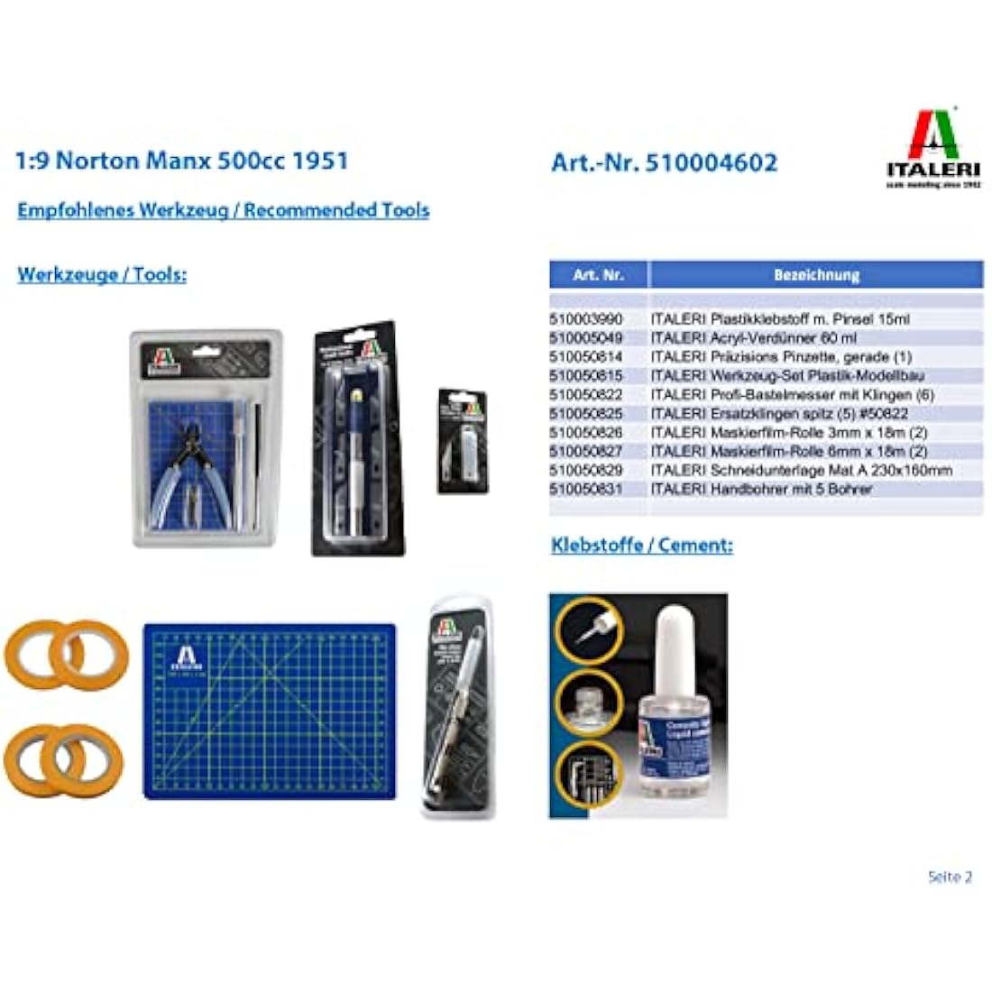 Italeri - Norton Manx