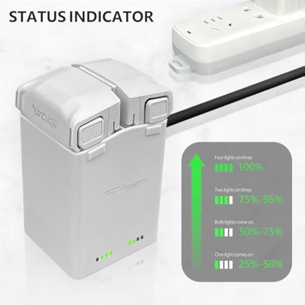 FPVtosky Mini 4 Pro Chargers for DJI Mini 3 / Mini 3 Pro/Mini 4 Pro Accessories, DJI Mini 3 Pro/Mini 4 Pro Two-Way Battery Charging Hub, Dual Batteries Fast Charging