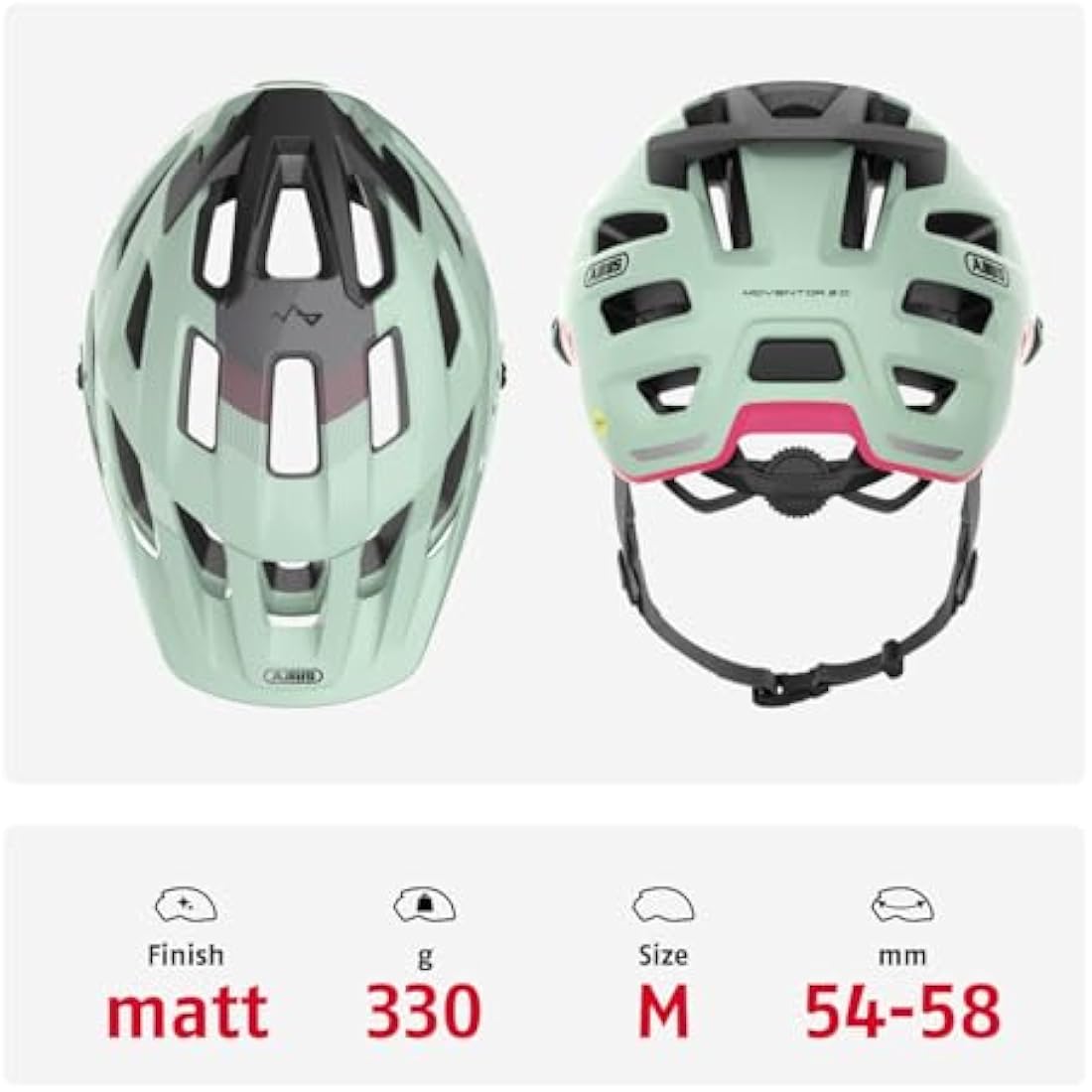 ABUS MTB Helmet Moventor 2.0 MIPS, Impact Protection for Off-Road Use, All-Mountain Helmet, Unisex Adult