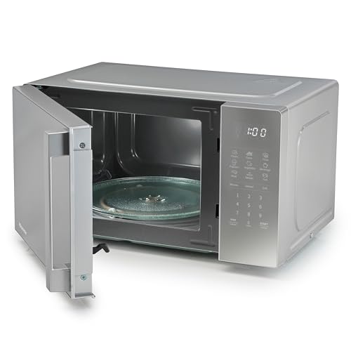 Hisense H23MOBSD1HUK 23 Litre 800W electronic Microwave with Auto Defrost, Digital Display, Smart Cook, Multi level cooking and Easy Clean- Black